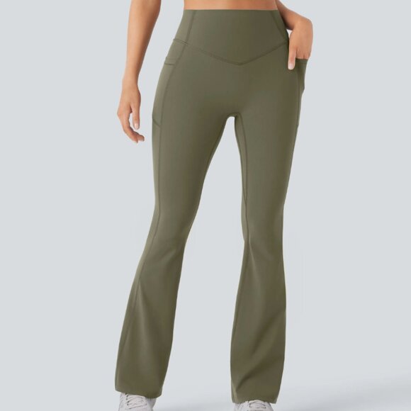 Halara UltraSculpt SoCinched Tummy Control Bootcut Leggings, Yoga Pant, XS NWT - Picture 1 of 8